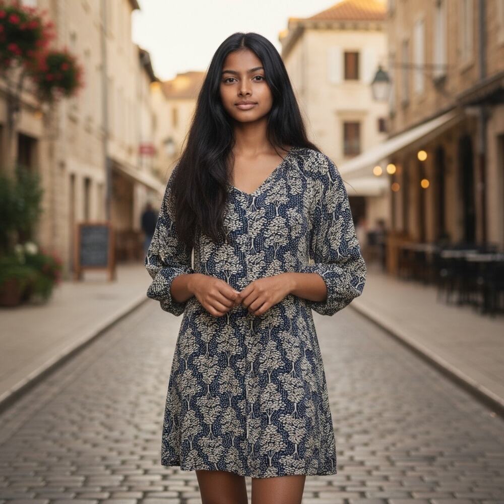 Tucker Button Up Shirt Dress - Picture 2 of 12